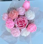 Peony & Rose Candle Bouquet