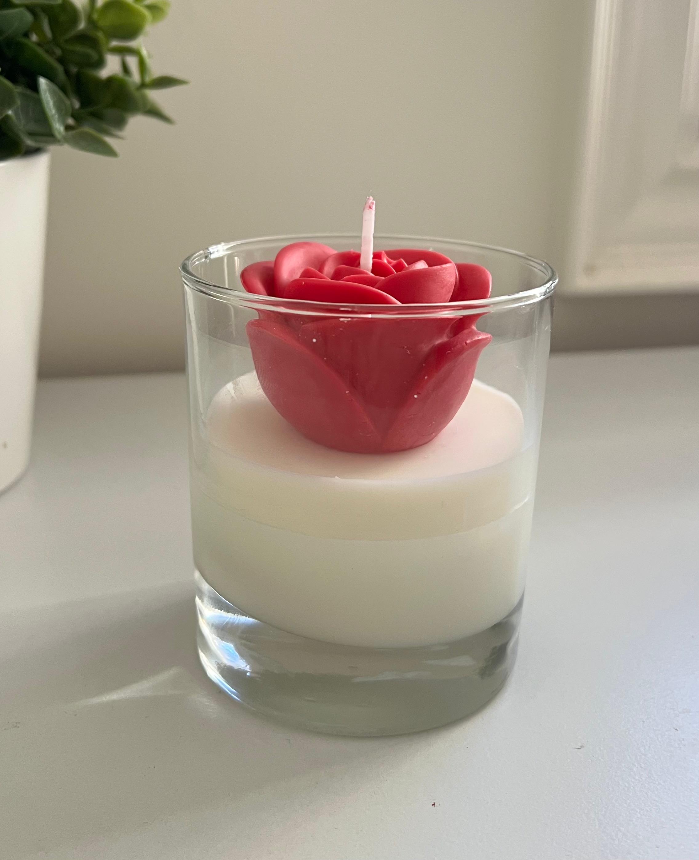 Rose Jar Candle