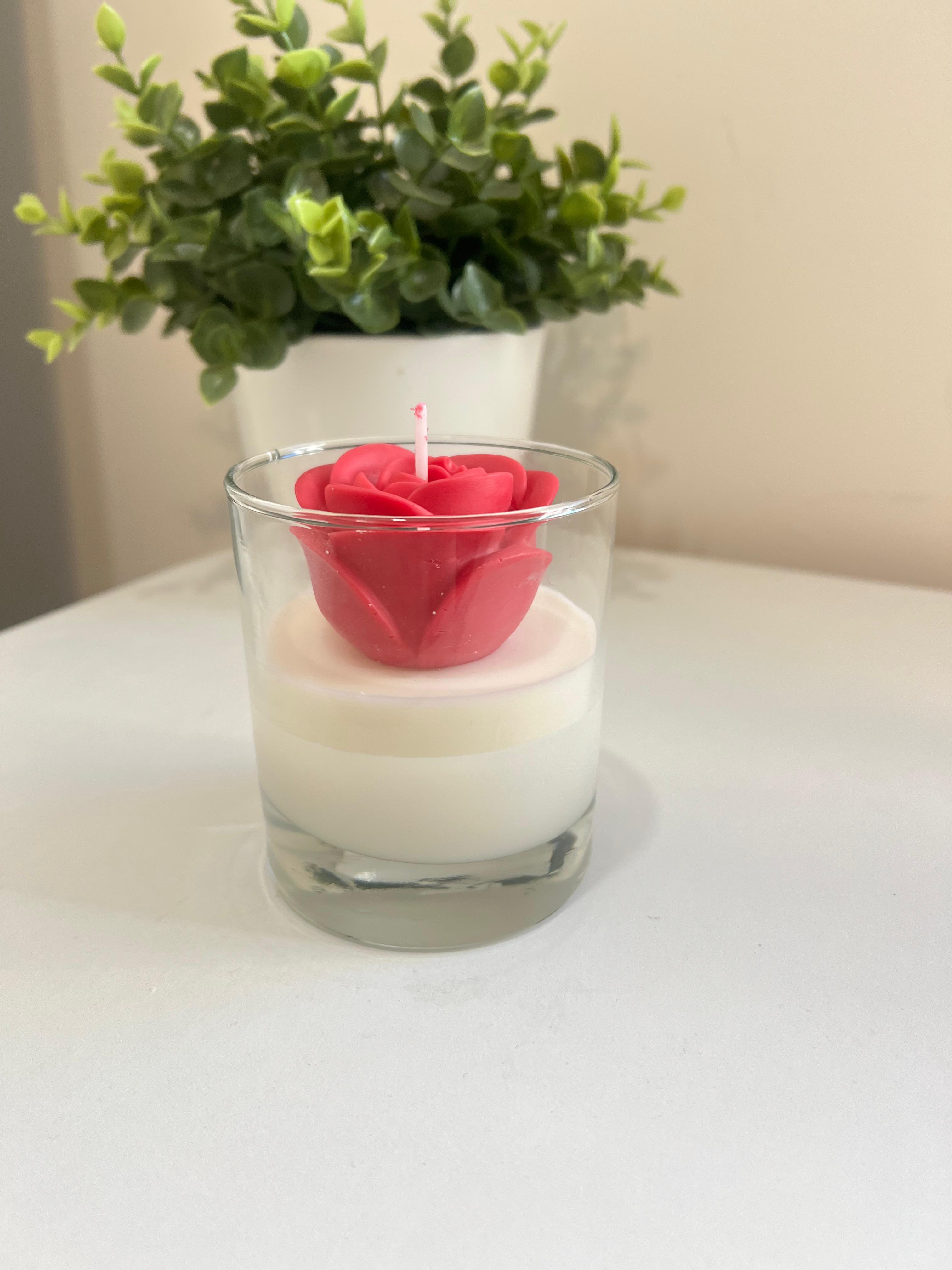 Rose Jar Candle