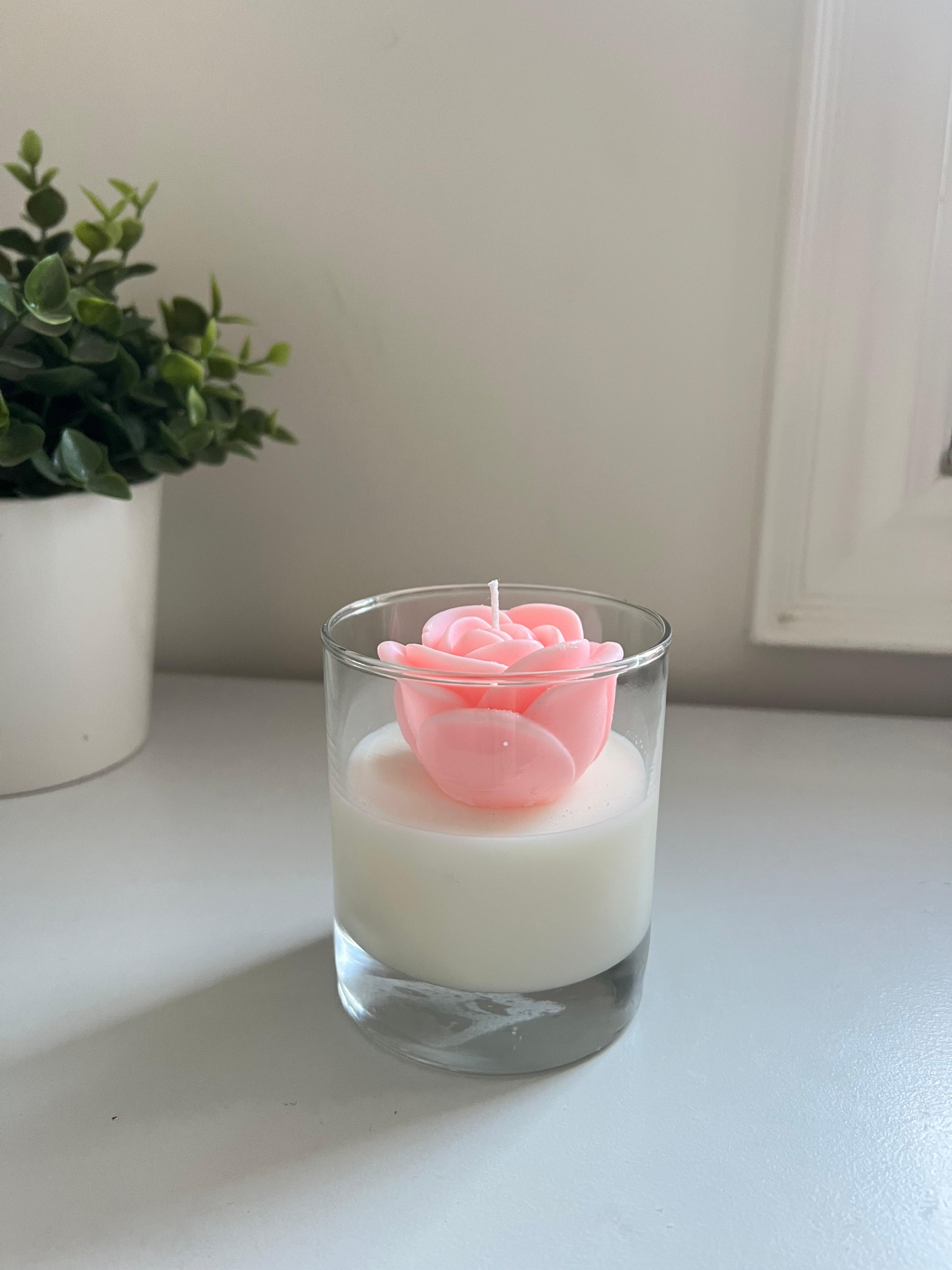 Rose Jar Candle